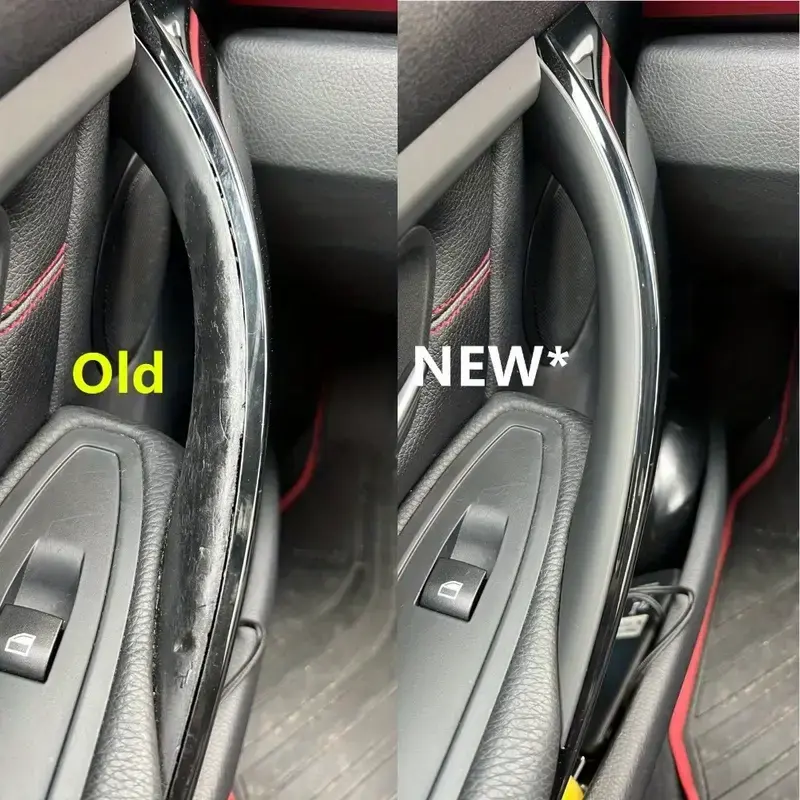 პრემიუმ მატის შავი შიდა კარის სახელურის დაფარვები